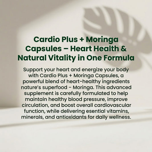 Cardio Plus + Moringa Capsules